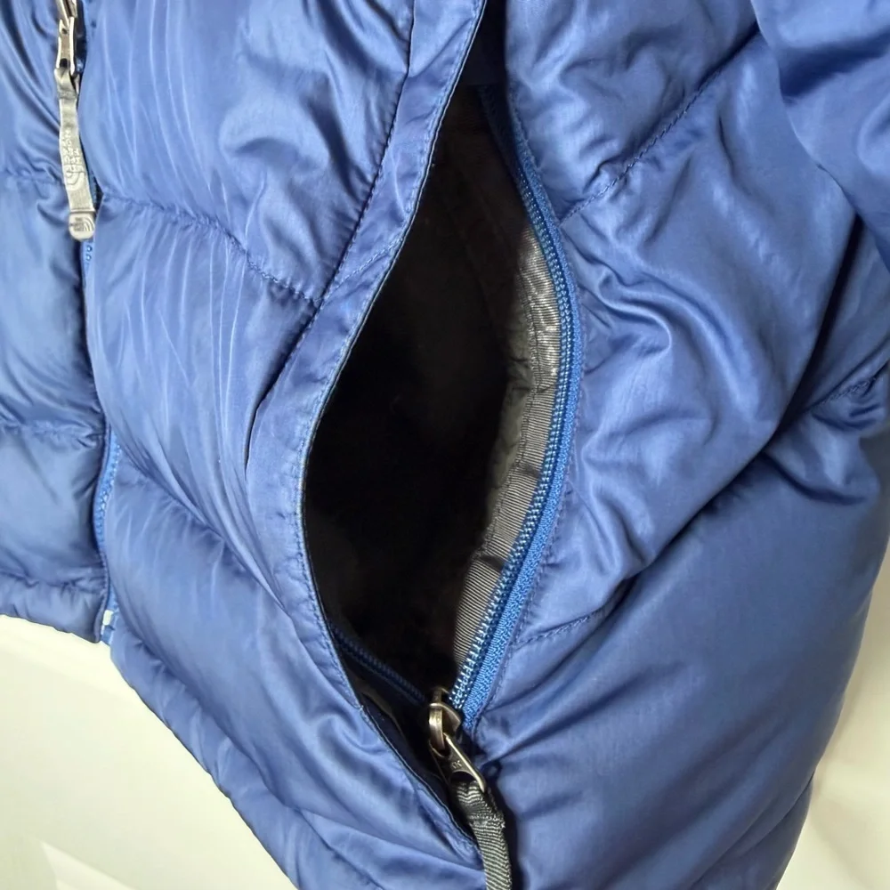 The North Face 550-Fill Down Puffer Jacket Size L – Blue Bacardí Edition